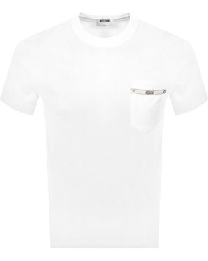 Moschino Logo T Shirt - White