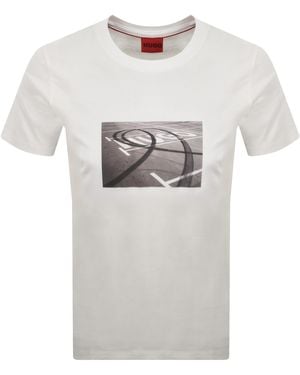 HUGO Dostino T Shirt Off - Grey