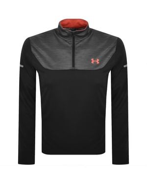 Under Armour Tech Quarter Zip T Shirt - Black