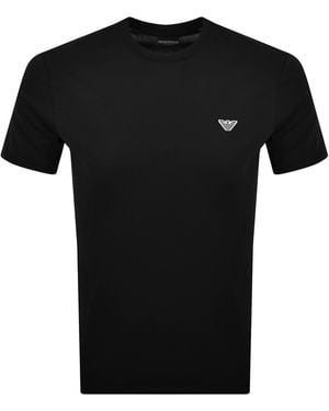 Armani Emporio Logo T Shirt - Black