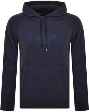 Hackett London Heritage Hoodie - Blue