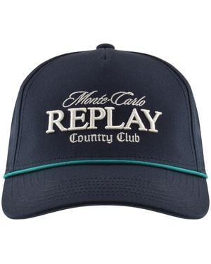 Replay Baseball Cap - Blue