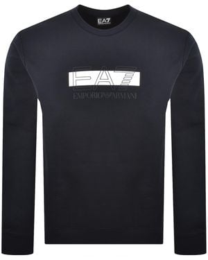 EA7 Emporio Armani Logo Sweatshirt - Blue