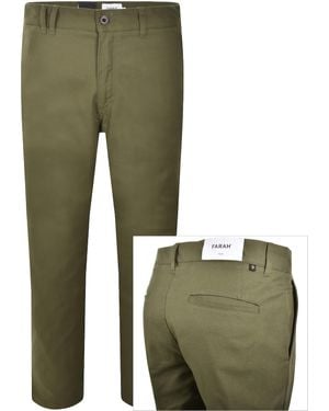 Farah Farah Norwood Hopsack Trousers - Green