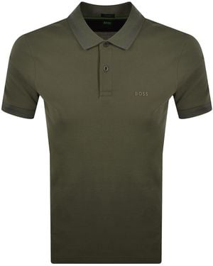 BOSS Boss Pio 1 Polo T Shirt - Green