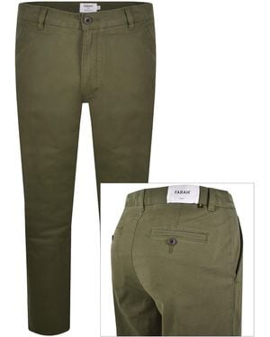 Farah Farah Elm Slim Fit Chino Pants - Green
