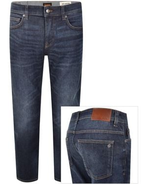 BOSS Boss Delaware Slim Fit Jeans - Blue
