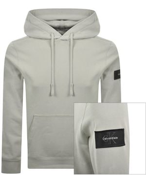 Calvin Klein Jeans Badge Hoodie - Gray