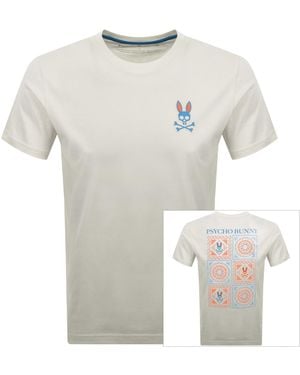 Psycho Bunny Frank Back Graphic T Shirt - White