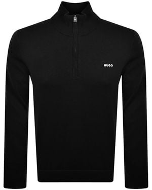 HUGO San Quintus C2 Knit Jumper - Black
