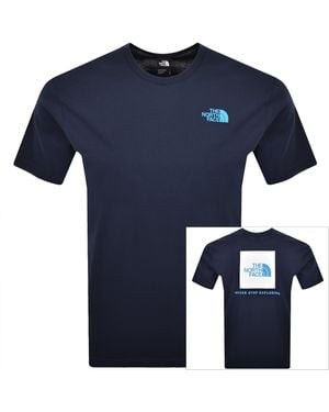 The North Face Ss Box T Shirt - Blue