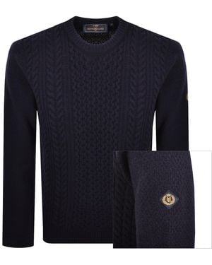 Henri Lloyd Cable Knit Sweater - Blue