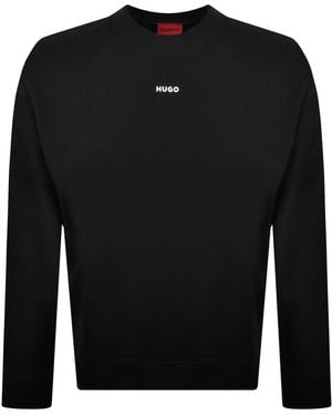 HUGO Dapocrew Relaxed Fit Sweatshirt - Black