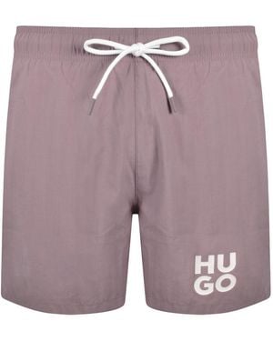 HUGO Paolo Swim Shorts - Purple