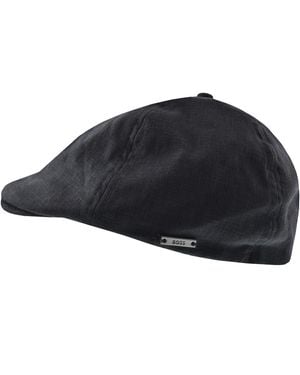 BOSS BUSINESS Boss Trystan Bakerboy Hat Dark - Blue