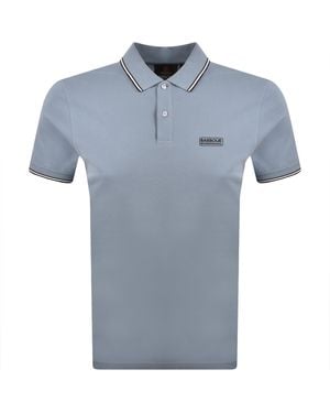 Barbour Evan Tipped Polo - Blue