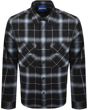 HUGO Ebolt Overshirt - Black