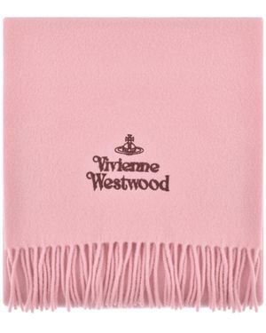 Vivienne Westwood Logo Scarf - Pink