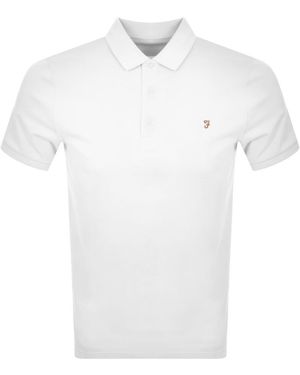 Farah Farah Blanes Polo T Shirt - White