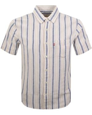 Levi's Sunset Pocket Short Sleeved Shirt - White