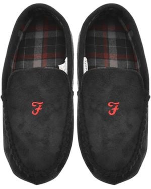 Farah Farah Nicken Mule Slippers - Black