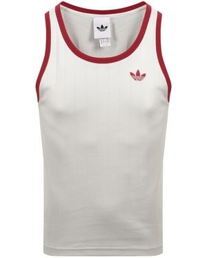 adidas Originals Pinstripe Vest - Grey