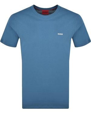 HUGO Dero222 T Shirt - Blue