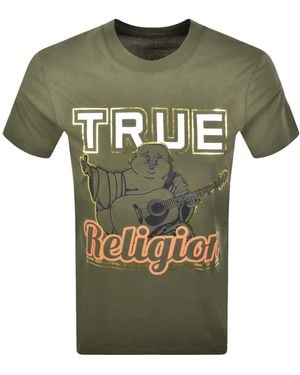 True Religion Buddah T Shirt Kalamata - Green