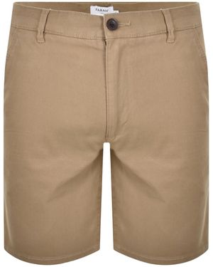 Farah Farah Hawk Twill Shorts - Natural