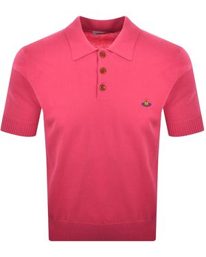 Vivienne Westwood Knit Polo - Pink