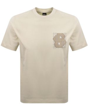 BOSS BUSINESS Boss Tigerman 49 T Shirt - Natural