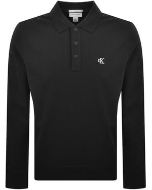 Calvin Klein Jeans Polo Sweatshirt - Black