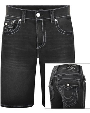 TRUE RELIGION Bobby Flap Big T Shorts - Black