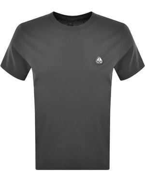 Moose Knuckles Crescent T Shirt Cement - Gray