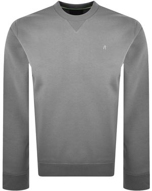 Replay Crew Neck Sweatshirt - Grey