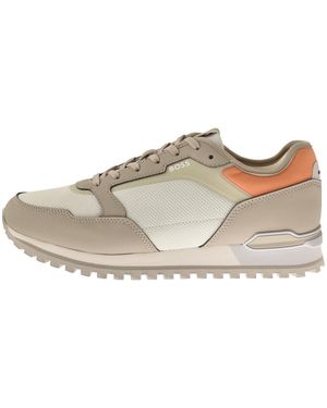 BOSS BUSINESS Boss Parkour L Runner Trainers - Natural