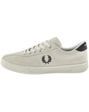 Fred Perry Tennis Suede Trainers - White
