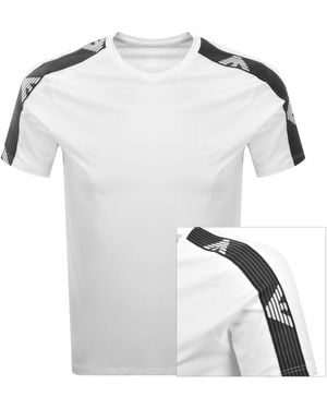 Armani Emporio Logo T Shirt - White