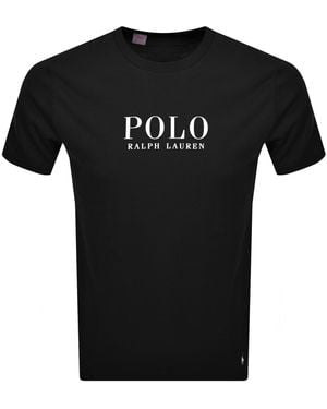 Ralph Lauren Logo Crew Neck T Shirt - Black