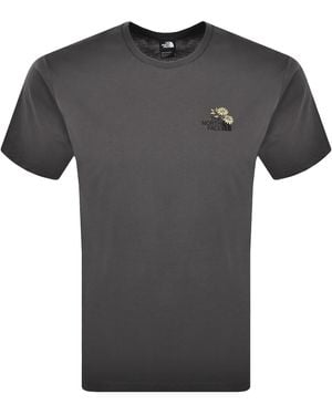 The North Face U Flower T Shirt - Grey
