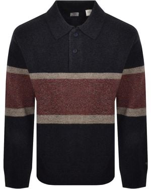 Levi's Knit Stripe Jumper - Blue