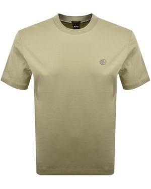 BOSS BUSINESS Boss C Taut 01 Mercerised T Shirt - Green