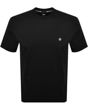 BOSS BUSINESS Boss C Taut 01 Mercerised T Shirt - Black