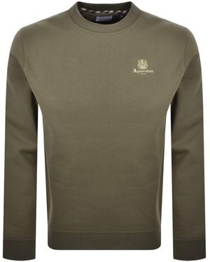 Aquascutum Active Logo Sweatshirt - Green