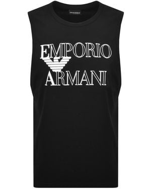 Armani Emporio Logo Vest - Black