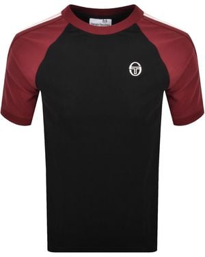 Sergio Tacchini Ringer T Shirt - Black