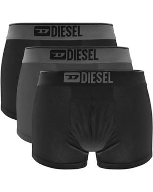 DIESEL Underwear Damien 3 Pack Trunks - Black