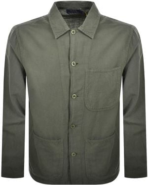 Ralph Lauren Linen Long Sleeve Shirt - Green