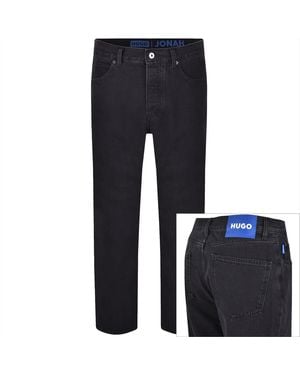 HUGO Jonah Straight Fit Jeans - Blue