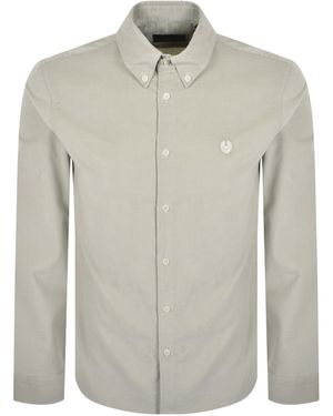 Belstaff Corduroy Street Shirt Cement - Gray